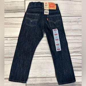 Boys 4 Reg Levi’s Darkwash Jeans